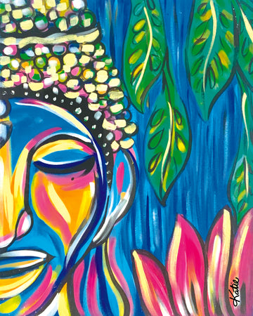 'Bhudda Bhudda' Paper Print