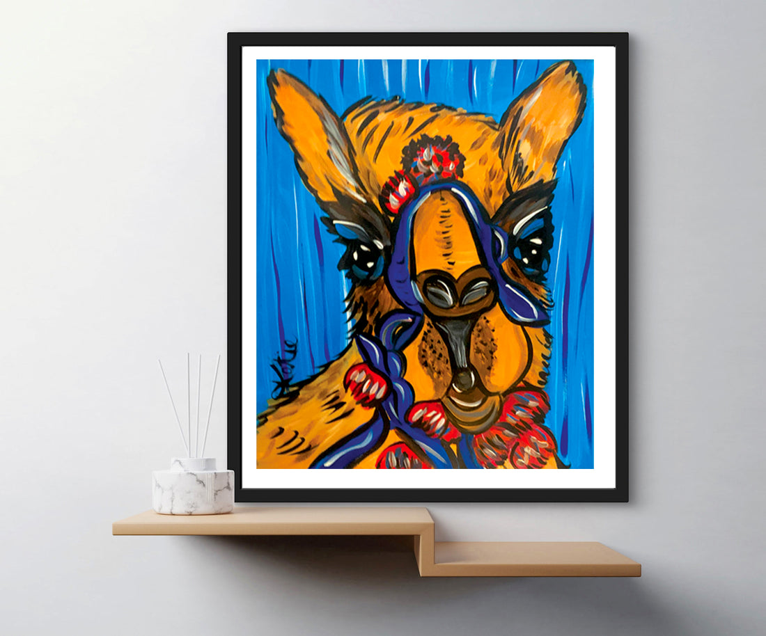 'Camel' Paper Print