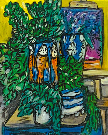'Fish Still Life Portrait' Paper Print