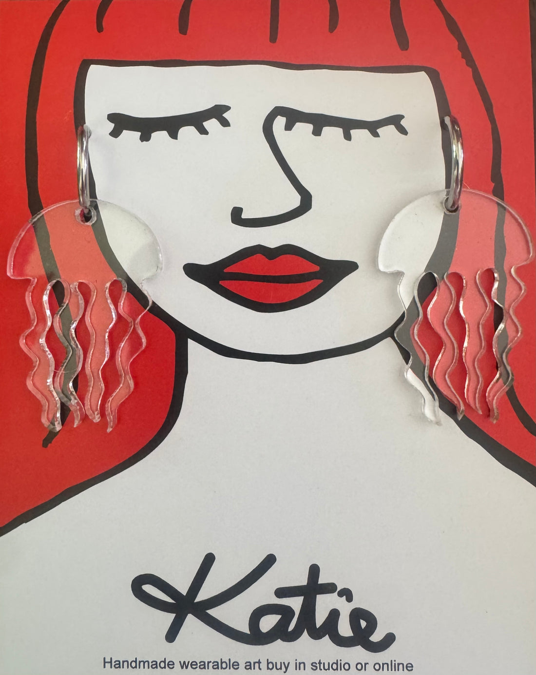 Jelly earrings - Clear