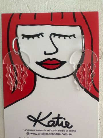 Jelly earrings - Clear
