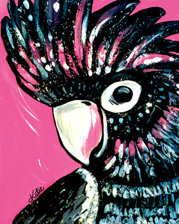 'Pink Cockatoo' Paper Print