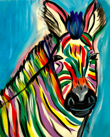 'Zebra Stripe' Paper Print