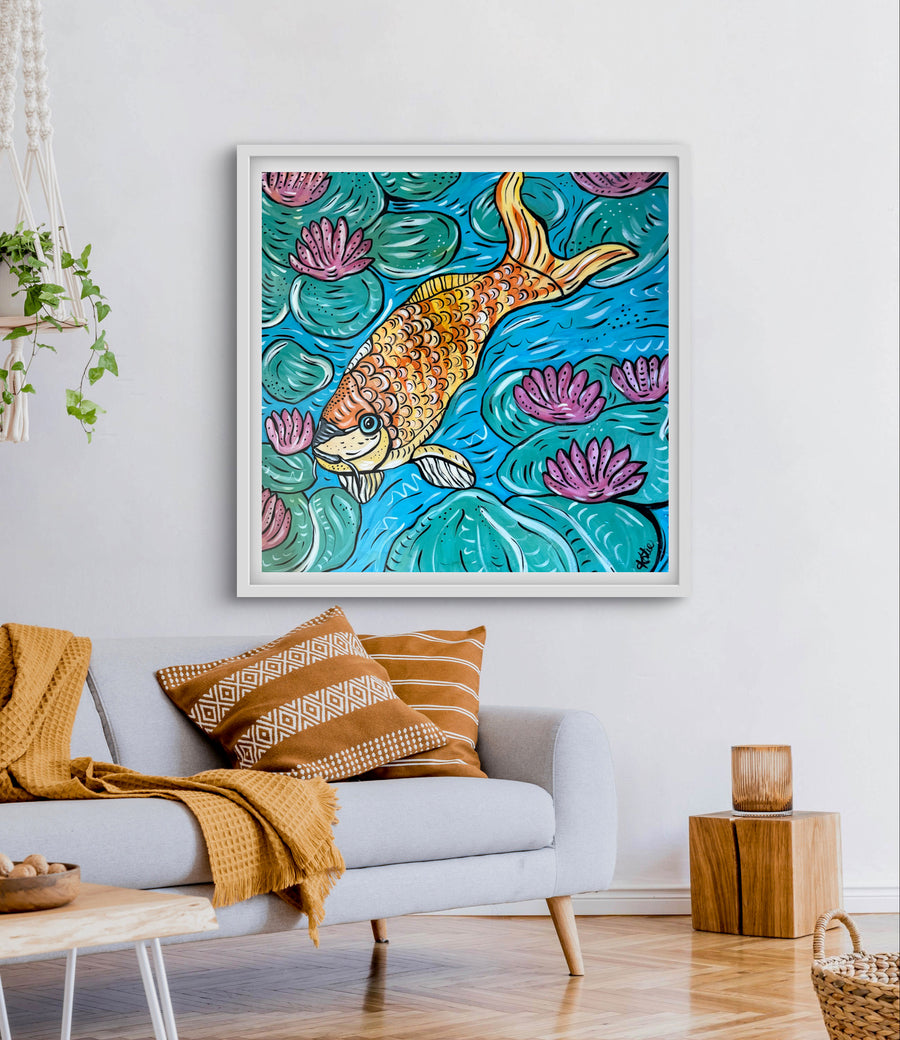 Blue Eye Koi
