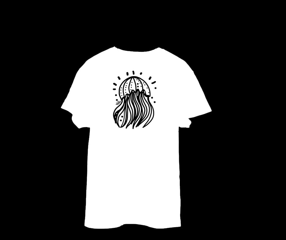 Katie the Artist JELLY SERIES white t-shirt